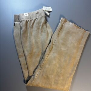Aerie Wide Leg Pants in Tan